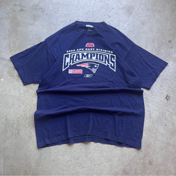 2004 AFC East Division Champions Patriot Graphic T Shirt - Picture 1 of 4